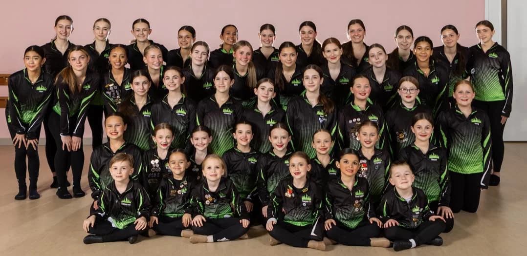Dance City & the Arts competition team group photo